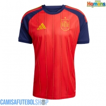 Camisa de time de futebol Espanha Replicas 1º Equipamento Mundo 2026 Manga Curta